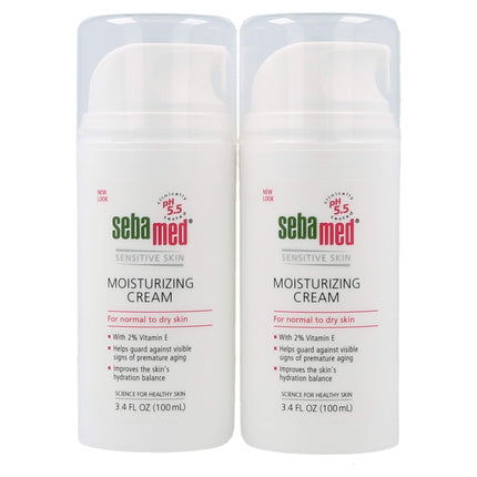 buy SEBAMED Moisturizing Face Cream with Pump for Sensitive Skin Antioxidant pH 5.5 Vitamin E Hypoallerg in india