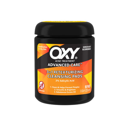 Oxy Maximum Action 3-In-1 Treatment Pads, 90 Count, Packaging may vary