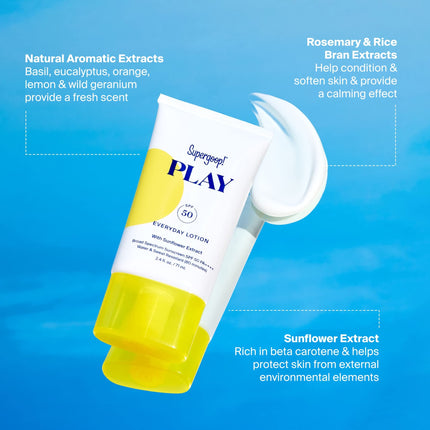 Buy Supergoop! PLAY Everyday SPF 30 Lotion, 5.5 oz - Broad Spectrum Sunscreen for Sensitive Skin - Water in India