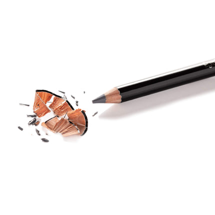 Eye Embrace Warm Betty Classic: Light Gray Wooden Eyebrow Pencil – Waterproof, Double-Ended Pencil with Sharpener & Spoolie Brush, Cruelty-Free