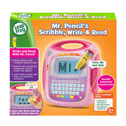 LeapFrog Mr Pencil's Scribble, Write and Read, Pink