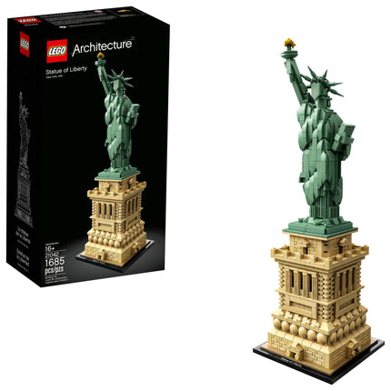 buy LEGO Architecture Statue of Liberty 21042 Model Building Set - Collectible New York City Souvenir in India