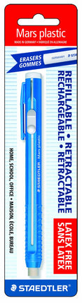 Buy Staedtler Mars Plastic Eraser Refillable Holder, Includes Eraser (52850BK),Blue India