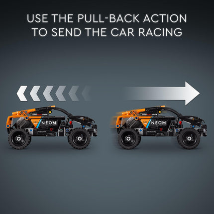 Buy LEGO Technic NEOM McLaren Extreme E Race Car, Off-Road Pull Back Car Toy for Action Vehicle Role in India