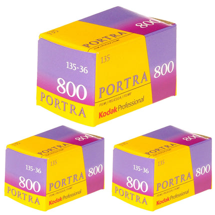 buy Pack of 3 Kodak 145 1855 Professional Portra 800 Color Negative Film (ISO 800) 35mm 36 Exposures in India