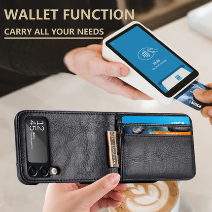 buy LINYUNE for Samsung Galaxy Z Flip 3 Case Wallet in India