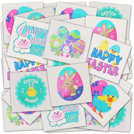 Buy ArtCreativity Temporary Easter Tattoos for Kids, Bulk Pack of 144, 2 Inch Non-Toxic Tats Stickers in India.