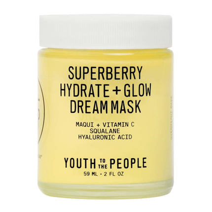 Buy Youth To The People Superberry Glow Dream Mask - Brightening Overnight Face Mask + Hyaluronic Acid in India