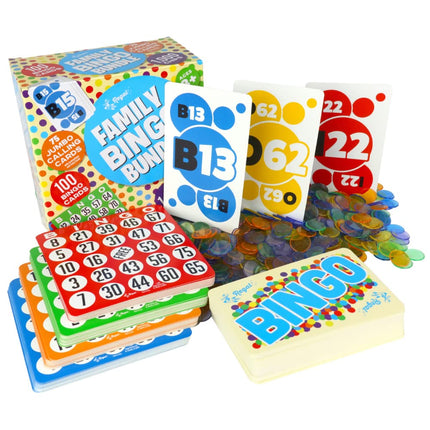 buy Regal Bingo - Family Bingo Bundle - Bingo Game Set for Adults, Kids & Families - Includes 100 Unique in India