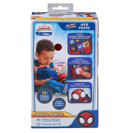 buy eKids Spidey and His Amazing Friends Toy Phone for Toddler with Built-in Preschool Learning Games in India