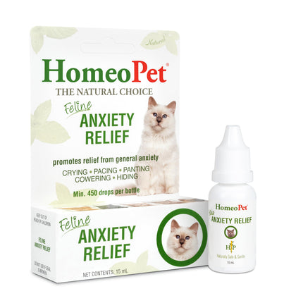 Buy HomeoPet Feline Anxiety Relief, Stress and Anxiety Support, Safe and Natural Anxiety Supplement for Cats, 15 Milliliters in India