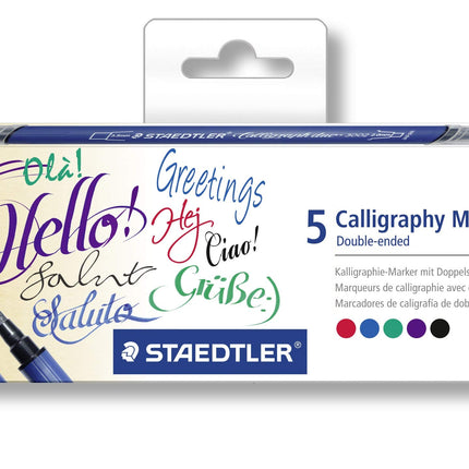 Buy Staedtler Caligraphy Duo Markers, 3002C5 in India India