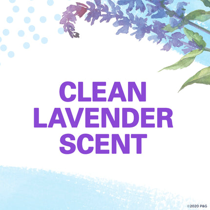 Secret Invisible Solid Antiperspirant and Deodorant, Clean Lavender, Twin Pack, 2.6 Oz each