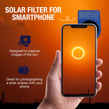 GottaHaveit - Solar Filter for Smartphone - Solar Photo Filter Lens, for Taking Images of The Solar Eclipse with Cellphone (1 Pack)