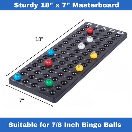 Buy MR CHIPS 11-Inch Tall Professional Bingo Set with Steel Bingo Cage, Everlasting 7/8 Bingo Ball in India.