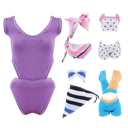 Buy E-TING 11 Items= 3Pcs Doll Beach Bikini Swimsuit + 3Pcs Swim Ring + 5Pairs Shoes for 11.5 inch Girl Doll(Random Style) in India India