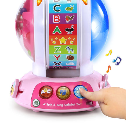 LeapFrog Spin and Sing Alphabet Zoo Amazon Exclusive, Pink