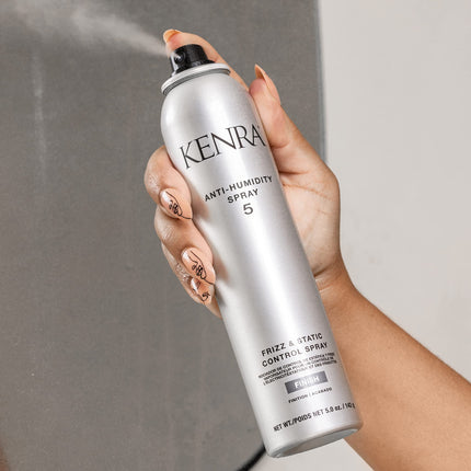 Kenra Anti-Humidity Spray 5 | Frizz & Static Control Spray |72-Hour Humidity Resistance & Protection | Lightweight, Low Hold Formula | Thermal Protection | 5oz