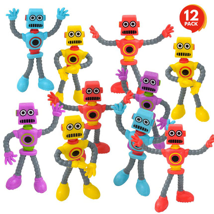 Buy ArtCreativity Bendable Robot Figures, Set of 12 Flexible Men, Birthday Party Favors for Boys and Girls in India.