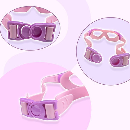 Swim Sunglasses Cap And Earplug Kit: Essential Gear for Kids  (Purple)