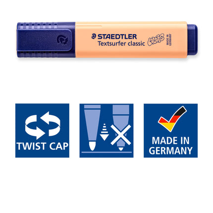 Buy STAEDTLER 364 CWP6 Textsurfer Classic Pastel Highlighters - Assorted Colours (Pack of 6) in India India