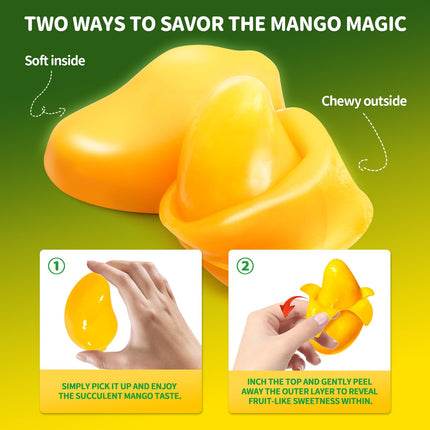 Buy Amos Peelable Mango Candy, Peelerz Gummy Mango Peeling Candy,Resealable 2.19oz Bag (Pack of 3) in India