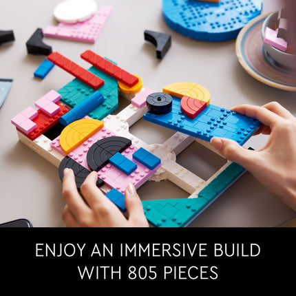 buy LEGO Art Modern Art 31210 Build & Display Home Décor Abstract Wall Art Kit in india