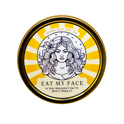 buy Grass-Fed Tallow Reef-Safe Sunscreen SPF 20 - Eat My Face, Non-Nano Zinc for Natural UV Protection - in India.