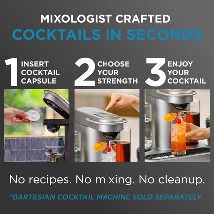 Buy Bartesian 16-Pack Margarita Mixer Capsules for Cocktail Machine - Home Bar Mixology Cocktails in India.