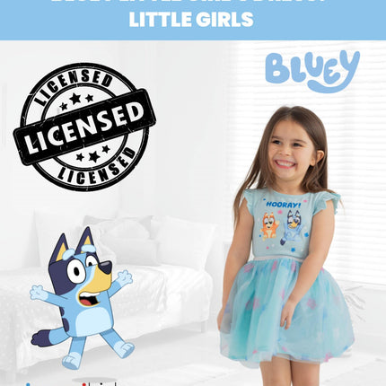 Buy Bluey Bingo Toddler Girls Dress 4T Blue in India