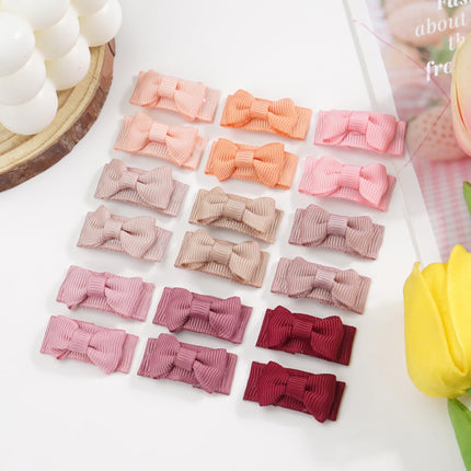 Buy CÉLLOT 40pcs Baby Bows for Girls Mini Bow Snap Clip Baby Hair Clip Grosgrain Ribbon 1.2" Tiny H in India