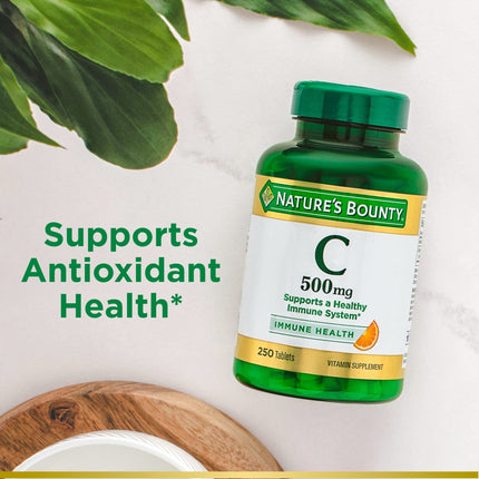 Buy Nature's Bounty Vitamin C, Supports a Healthy Immune System, Vitamin Supplement, 500mg, 250 Tablets in India India