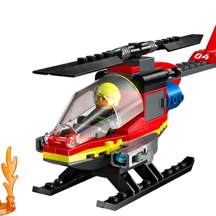 Buy LEGO City Fire Rescue Helicopter Toy, Building Set with Firefighter Minifigure Pilot Toy, Fun Gift in India.