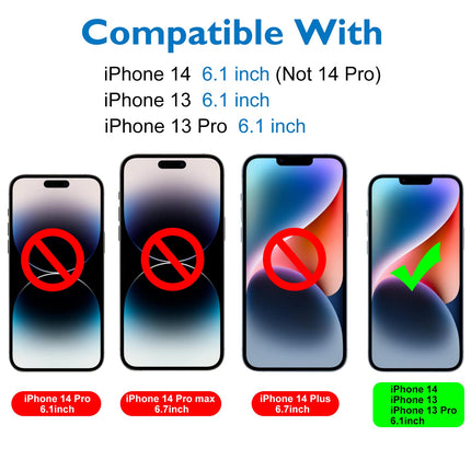 Buy Mothca Matte Glass Screen Protector for iPhone 14 / iPhone 13 / iPhone 13 Pro [6.1 Inch] Anti-Gl in India.