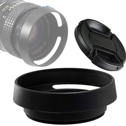 buy Fotasy 43mm Metal Curved Lens Hood, 43mm Vented Hood, 43mm Lens Hood for Fuji Leica Leitz Panasonic in India