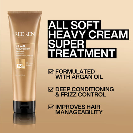 Buy Redken All Soft Heavy Cream Treatment Mask | Deep Conditioner For Dry Hair | Deep Conditioning In India