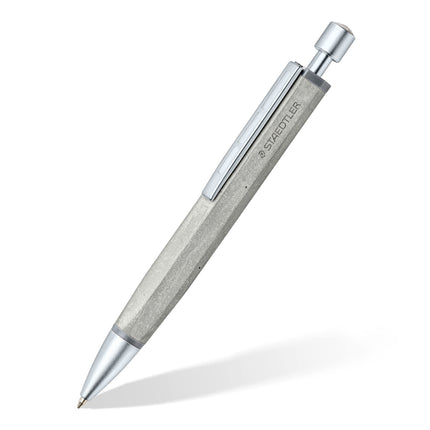 STAEDTLER 441CONB2-9 Concrete Premium Retractable Ballpoint Pen - Medium Line Width, Grey (Pack of 1)