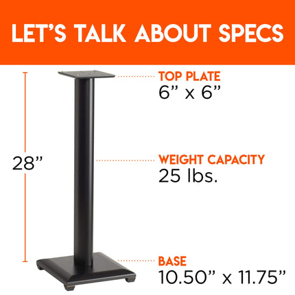 Buy ECHOGEAR Premium Speaker Stands - Vibration-Absorbing for Edifier, Polk in India