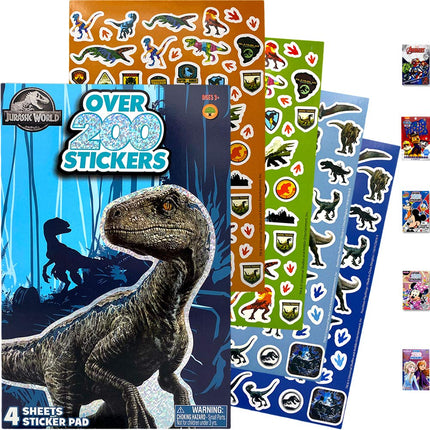 Buy Jurassic World The Wild Sticker Book Over 200+ - Perfect for Gifts, Party Favor, Goodies, Reward, School in India.