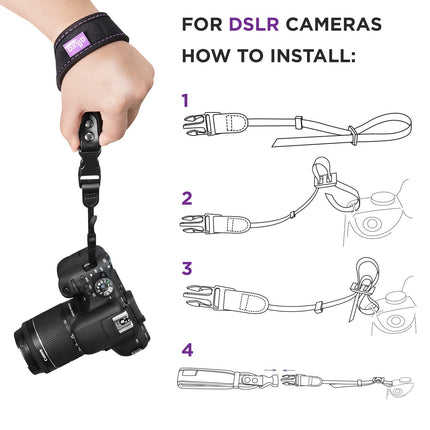 buy Camera Wrist Strap - Rapid Fire Secure Camera Sling Strap, Camera Straps for Photograph in India
