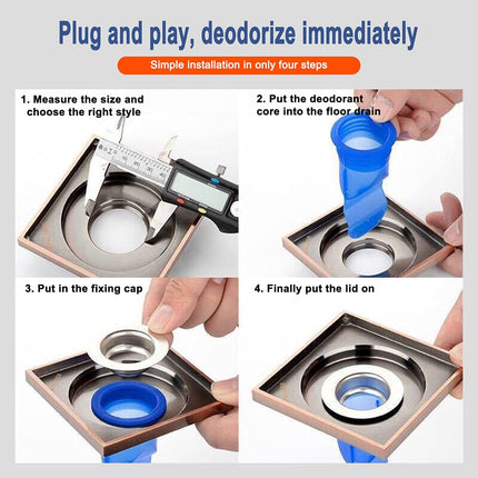 Maxbell Adjustable Silicone Sink Floor Drain Trap for Drain Pipe