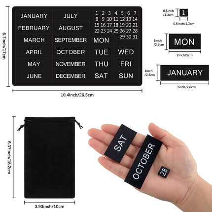 Buy 50 Pcs Calendar Magnet Numbers for Whiteboard and Refrigerator, Magnetic Days of the Week and Mo in India