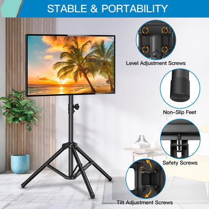 buy PERLESMITH Tripod TV Stand in India