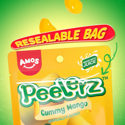 Buy Amos Peelable Mango Candy, Peelerz Gummy Mango Peeling Candy,Resealable 2.19oz Bag (Pack of 3) in India