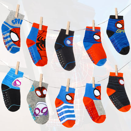 Buy Spiderman Grip Socks, Socks for Toddler Boys, 10 Pack, Spider man Toddler Gripper Socks, Amazing Spiderman Variety Pack 2-3T in India