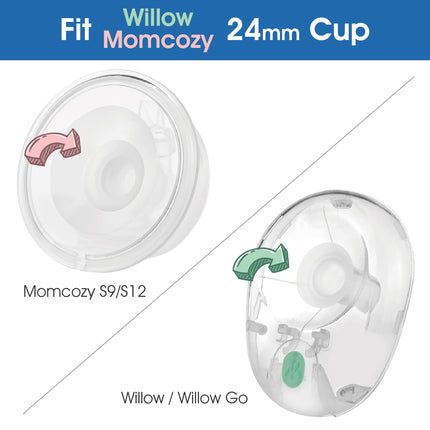 Buy Maymom Flange 15mm Inserts Compatible with Medela, Spectra 24 mm Shields/Flanges, Momcozy/Willow Wear in India