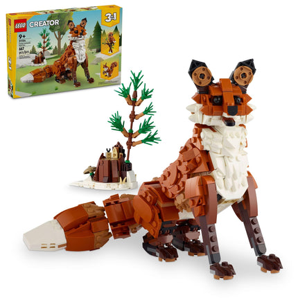 Buy LEGO Creator 3 in 1 Forest Animals: Red Fox Toy, Transforms to Owl Toy Figure or to Squirrel Toy in India