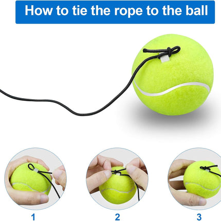 How to do solo tennis training.