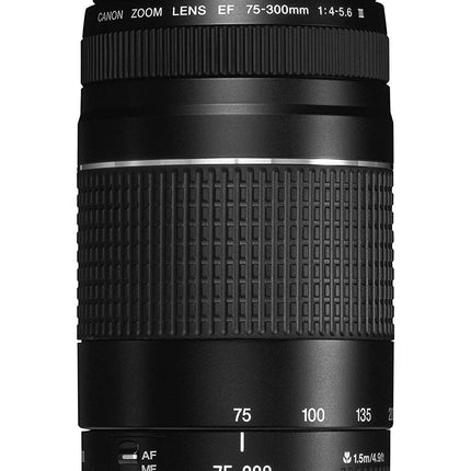 buy Canon EF 75-300mm f/4-5.6 III Telephoto Zoom Lens for Canon SLR Cameras in India