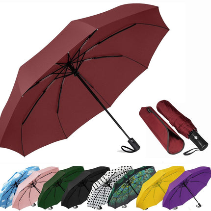 buy SIEPASA Windproof Travel Compact Umbrella-Automatic Umbrellas for Rain-Compact Folding Umbrella in India